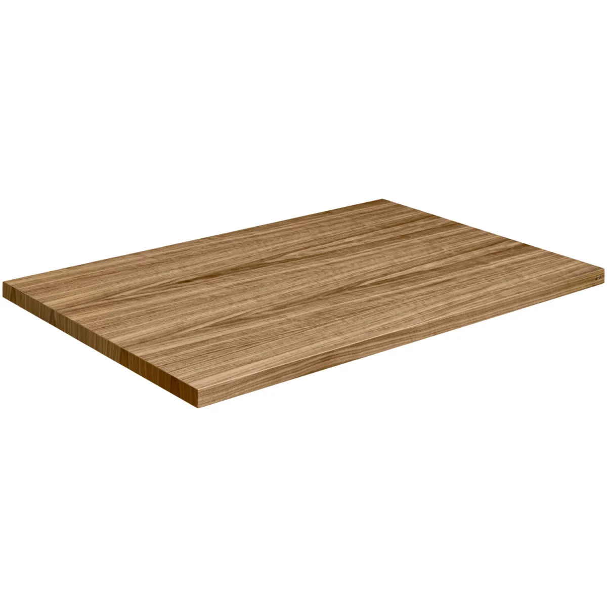 VEGA Piano per tavolo Sumba rettangolare; 120x80 cm (LxL); noce naturale; rettangolare