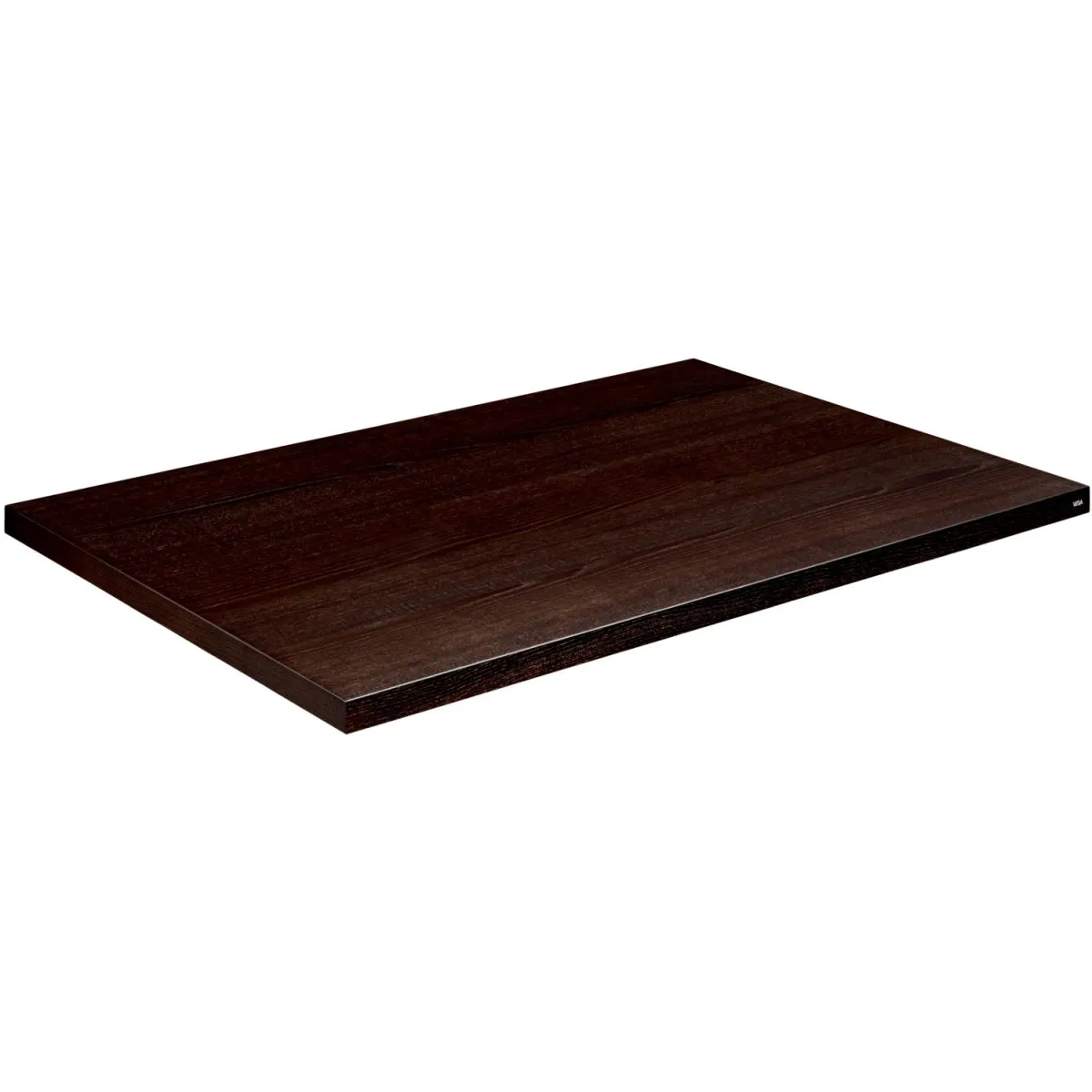 VEGA Piano per tavolo Sumba rettangolare; 120x80 cm (LxL); frassino tinto noce; rettangolare