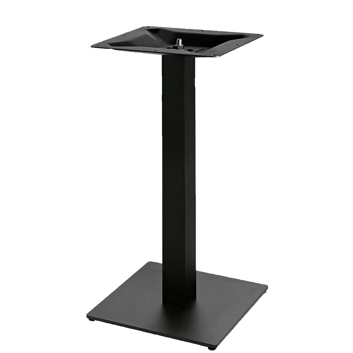 VEGA Base per tavolo Fino quadrata; 43x43x72 cm (LxLxH); nero; quadrata