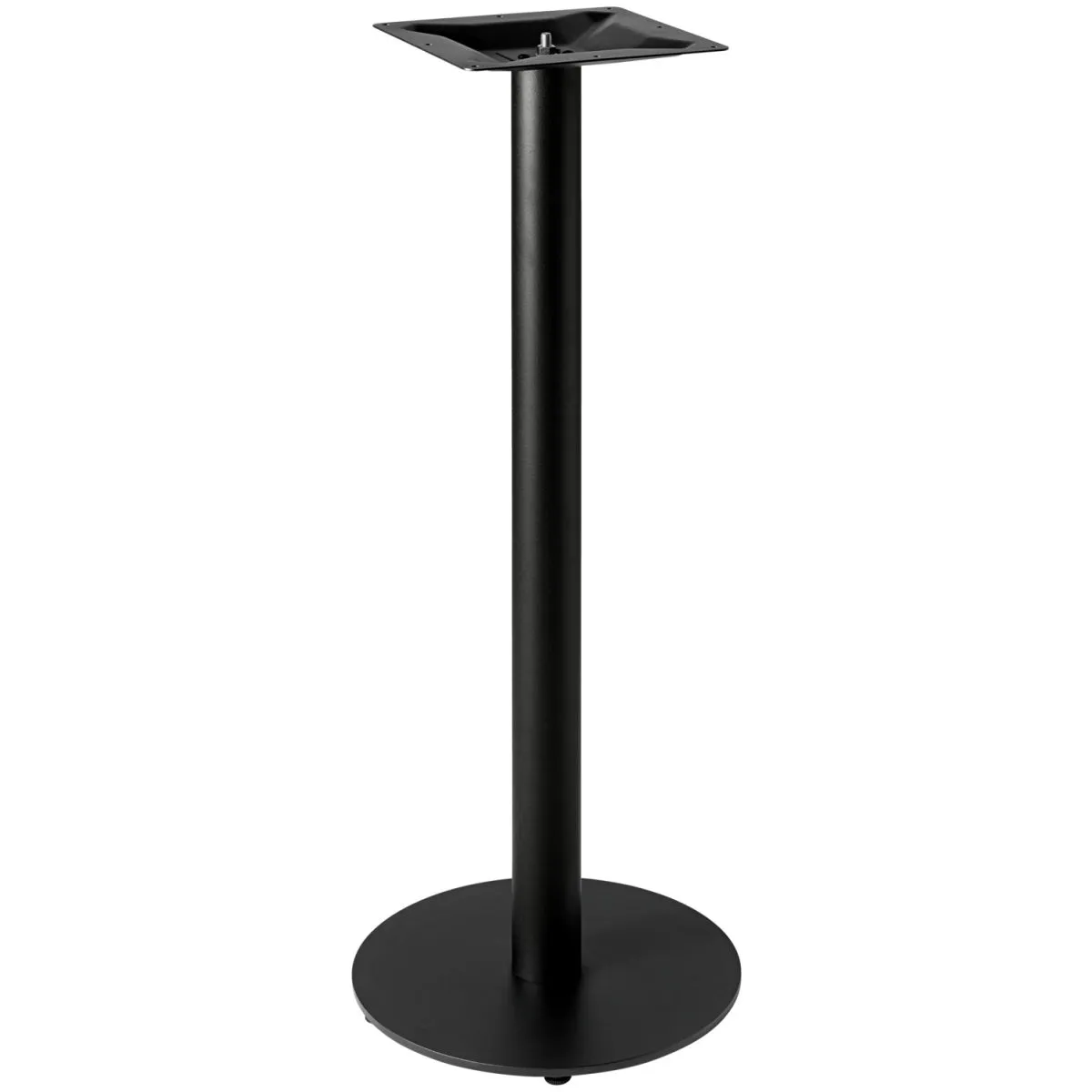 VEGA Base per tavolo alto da interno Fino rotonda; 43x108 cm (ØxH); nero; rotonda