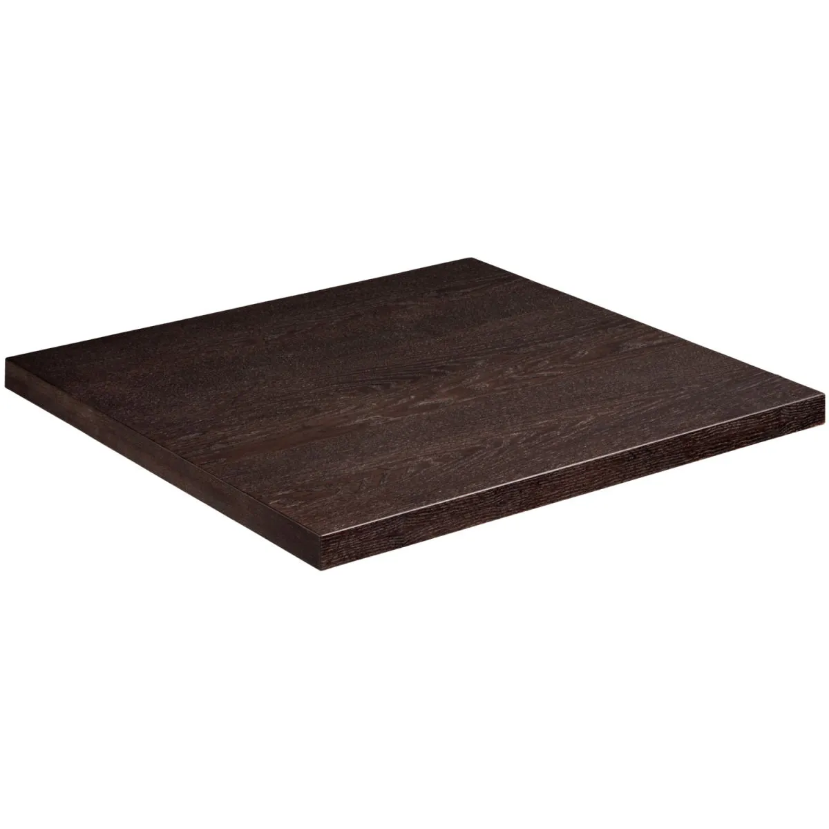 VEGA Piano per tavolo Sumba quadrato; 50x50 cm (LxL); frassino tinto noce; quadrata