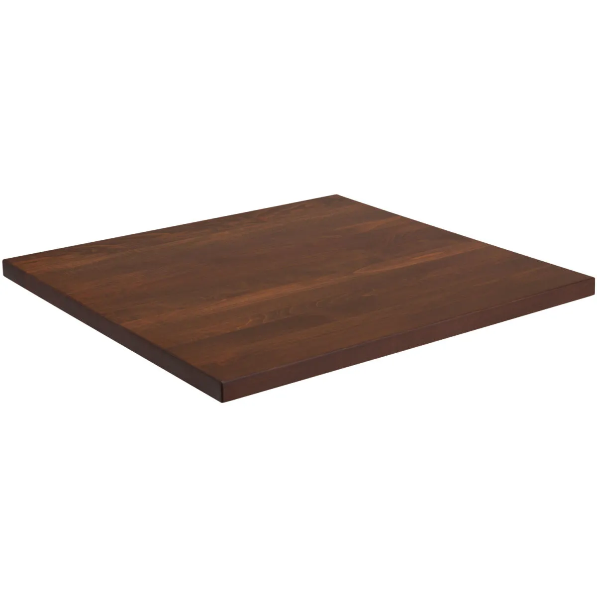 VEGA Piano per tavolo Kentucky laccato quadrato; 70x70x3 cm (LxLxH); faggio/tabacco verniciato; quadrata