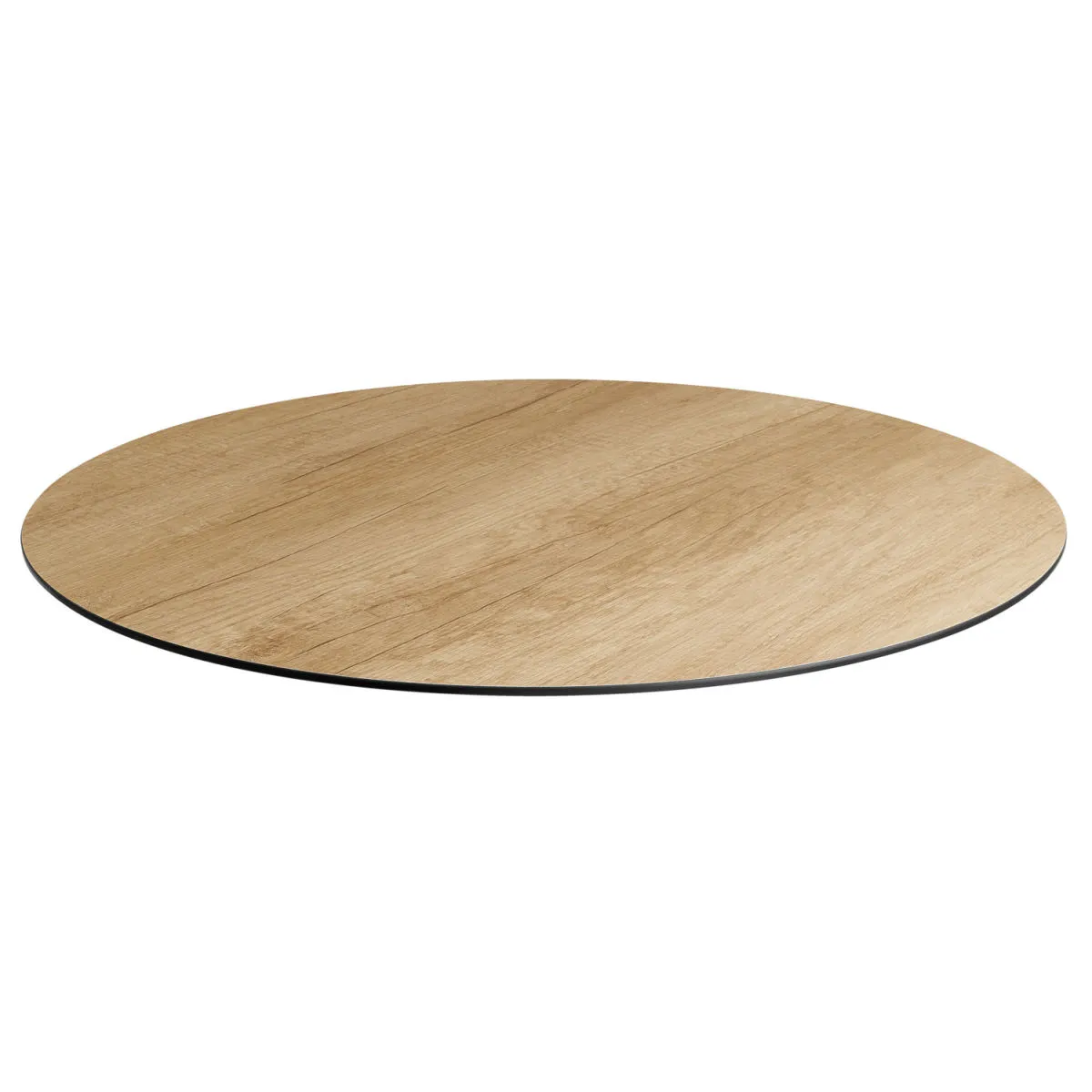 VEGA Piano per tavolo da esterno in HPL Lift rotondo; 60 cm (Ø); quercia/naturale; rotonda
