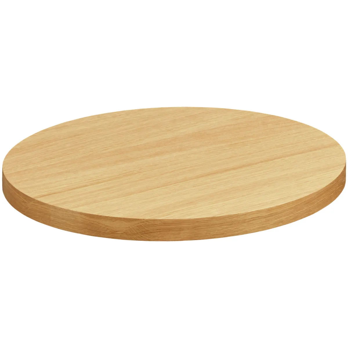 VEGA Piano per tavolo Sumba rotondo; 80 cm (Ø); quercia/naturale; rotonda