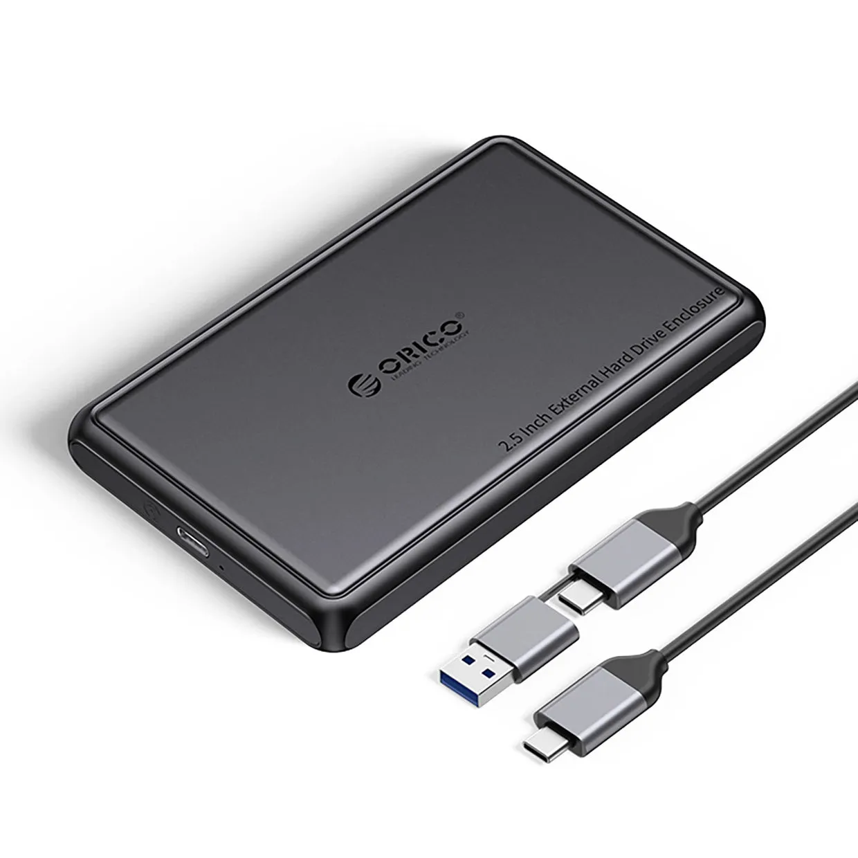 Rack Orico DDL25-C3 per HDD / SSD SATA 2.5 pollici, USB-C, Nero