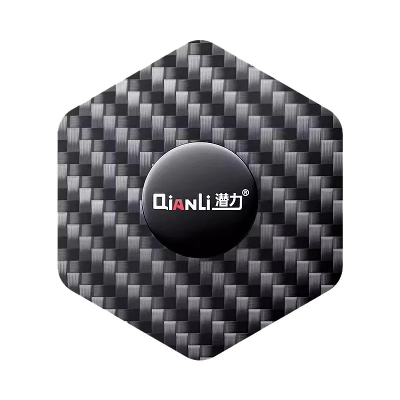 Clip in plastica QIANLI fibra di carbonio, esagono