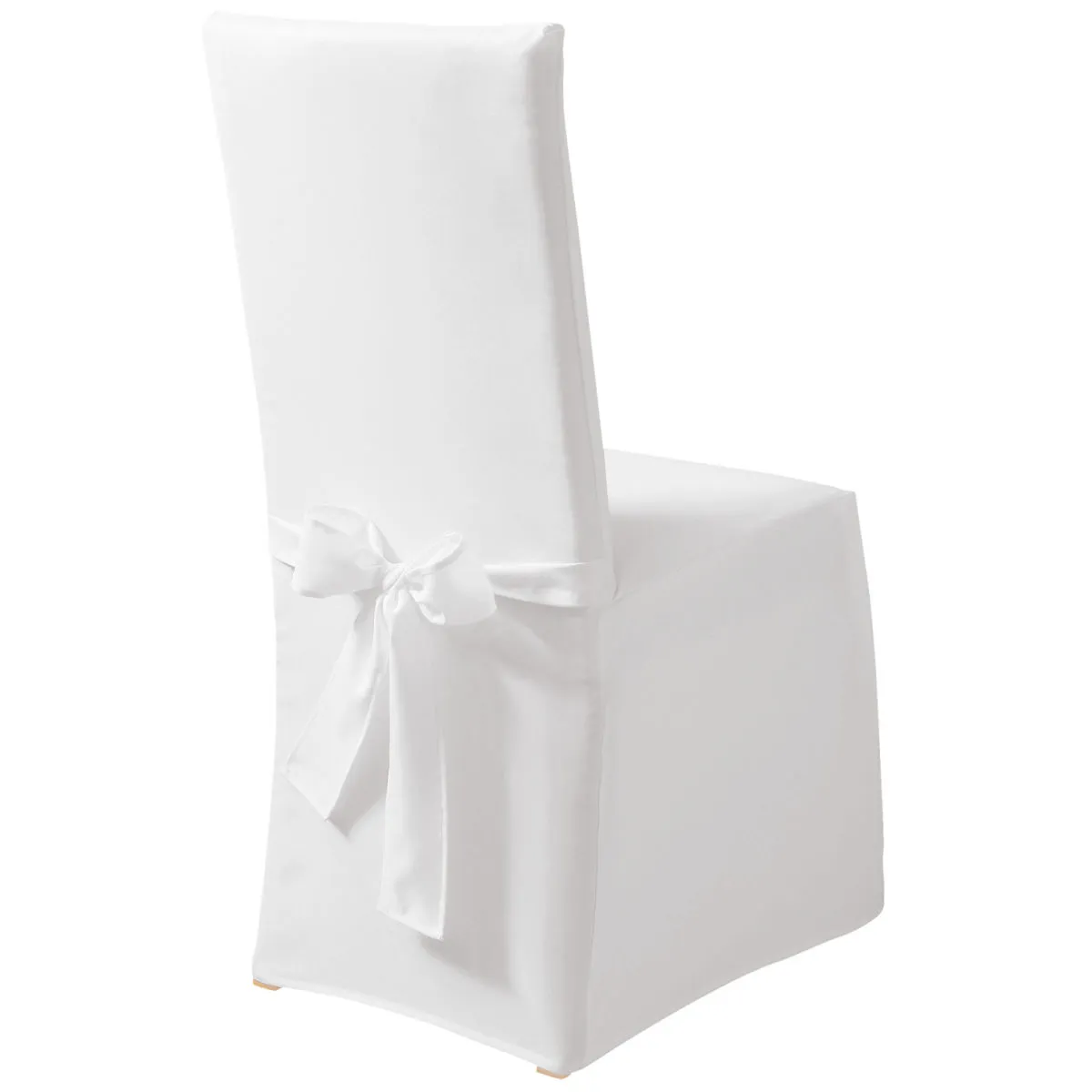 ERWIN M. Coprisedia catering Homero con fiocco; 44x40x95 cm (LxLxH); bianco