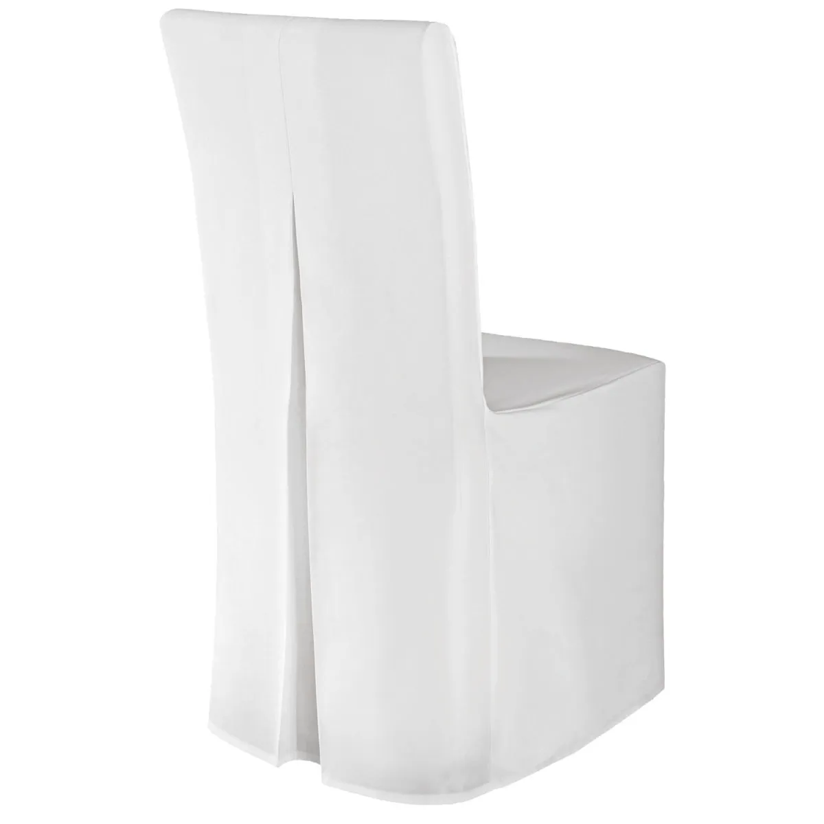 ERWIN M. Coprisedia catering Homero con spacco; 44x40x95 cm (LxLxH); bianco