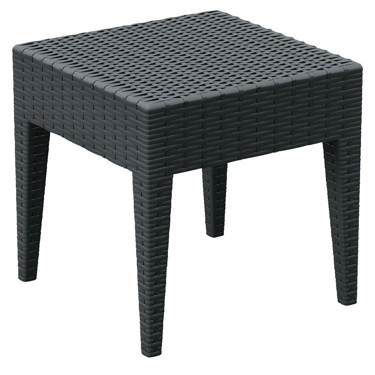 Siesta Tavolo lounge Oasi; 45x45x45 cm (LxLxH); antracite; rettangolare