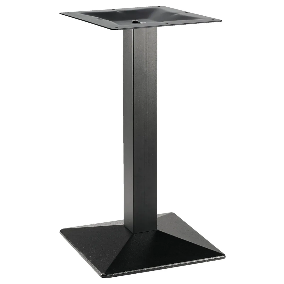 VEGA Base per tavolo Quadro in ghisa; 42x42x72 cm (LxLxH); nero; quadrata