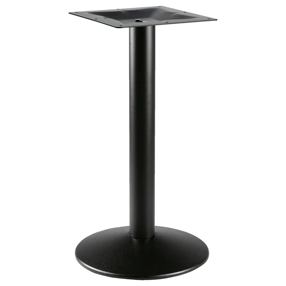 PULSIVA Base per tavolo Rondo in ghisa; 43x72 cm (ØxH); nero; rotonda