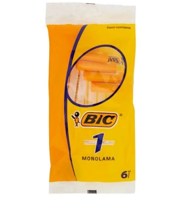 Rasoi Monolama BIC - Confezione da 6 Pezzi