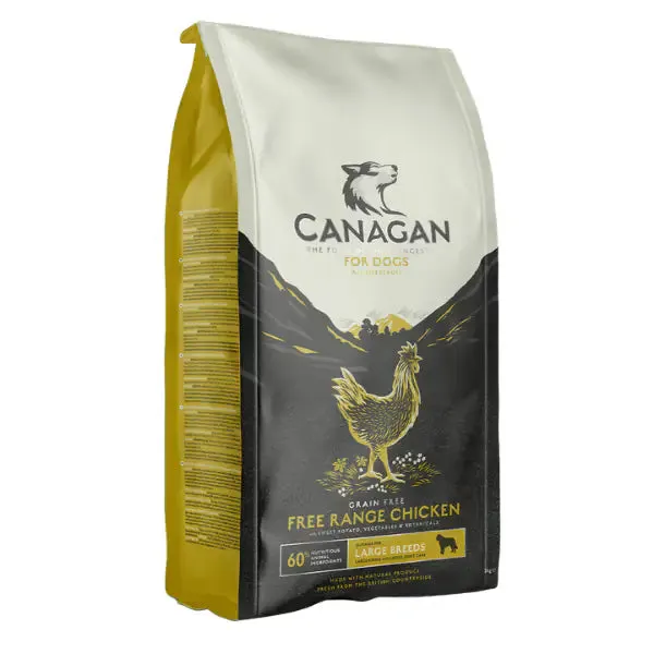 Canagan for Dogs All Life Large Breeds Grain Free Pollo ruspante 12 kg - Croccantini per cani