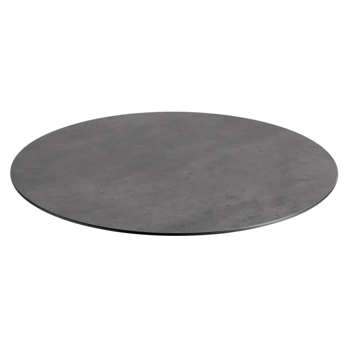 VEGA Piano per tavolo da esterno in HPL Lift rotondo; 60 cm (Ø); cemento; rotonda