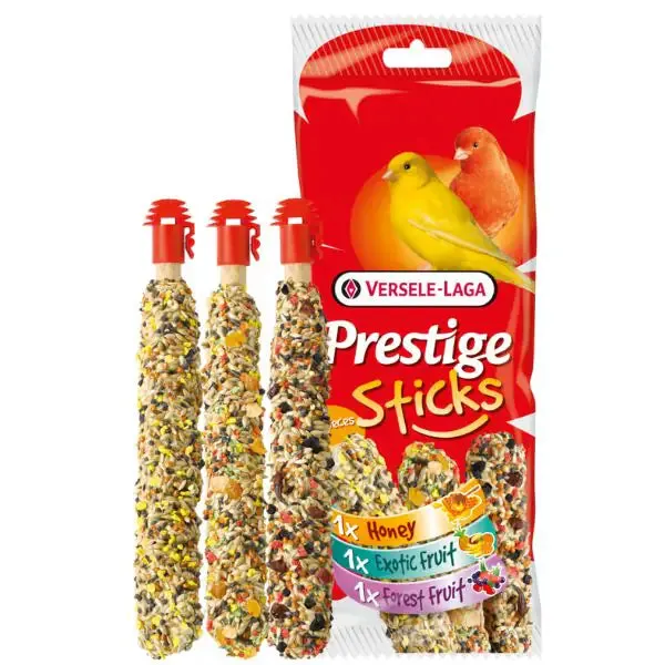 Versele Laga Prestige Stick Canarini 3 stick: Uova e scaglie d'ostrica - Mangime per uccelli