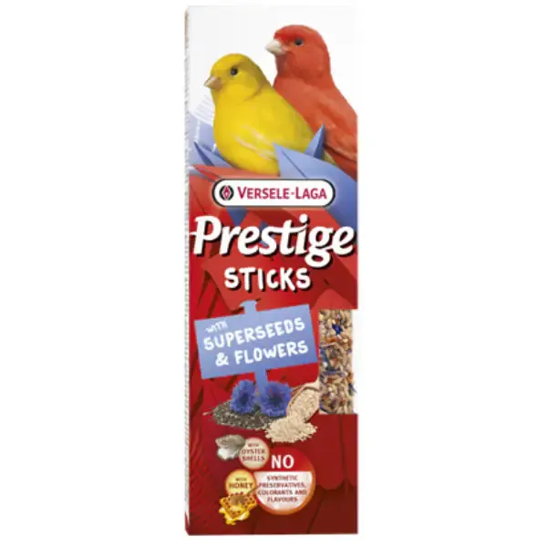 Versele Laga Prestige Stick Canarini 1 stick: Superseeds e fiori - Mangime per uccelli