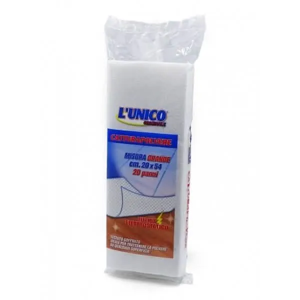 Panno Catturapolvere UNICO - Confezione da 20 Pezzi (20x54 cm)