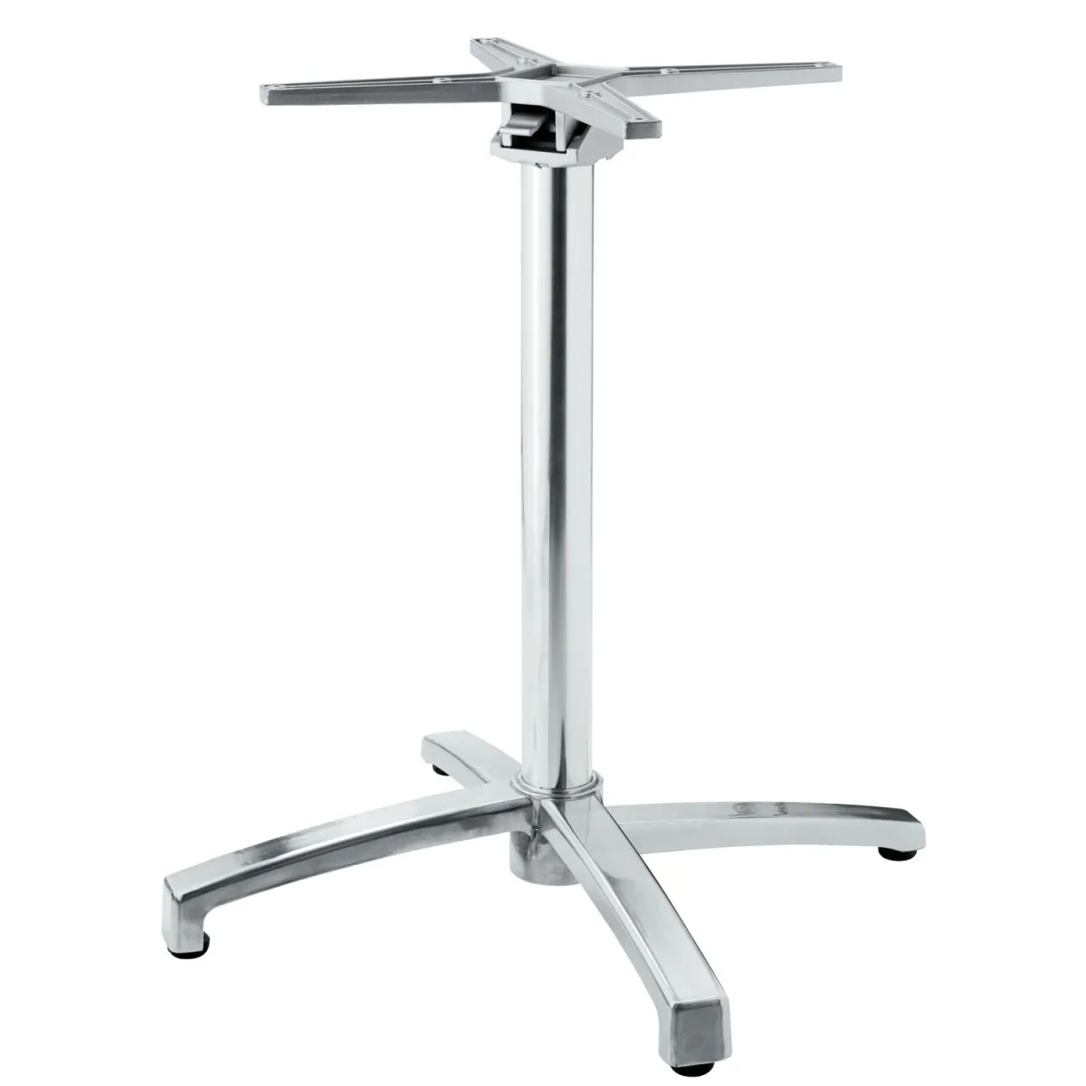 VEGA Base per tavolo da esterno Taipa pieghevole; 66x66x72 cm (LxLxH); argento