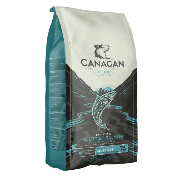 Canagan for Dogs All Life All Breeds Grain Free Skin&Coat Salmone scozzese 12 kg - Croccantini per cani