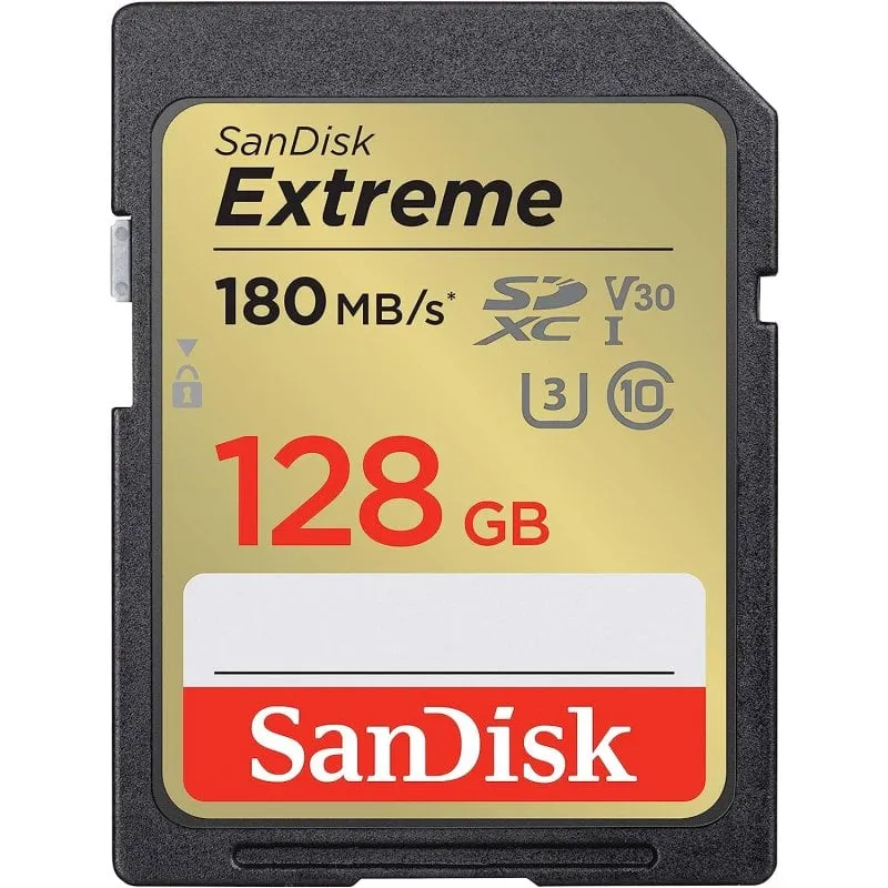 SanDisk Extreme SDXC 128 GB UHS-I V30 Classe 10
