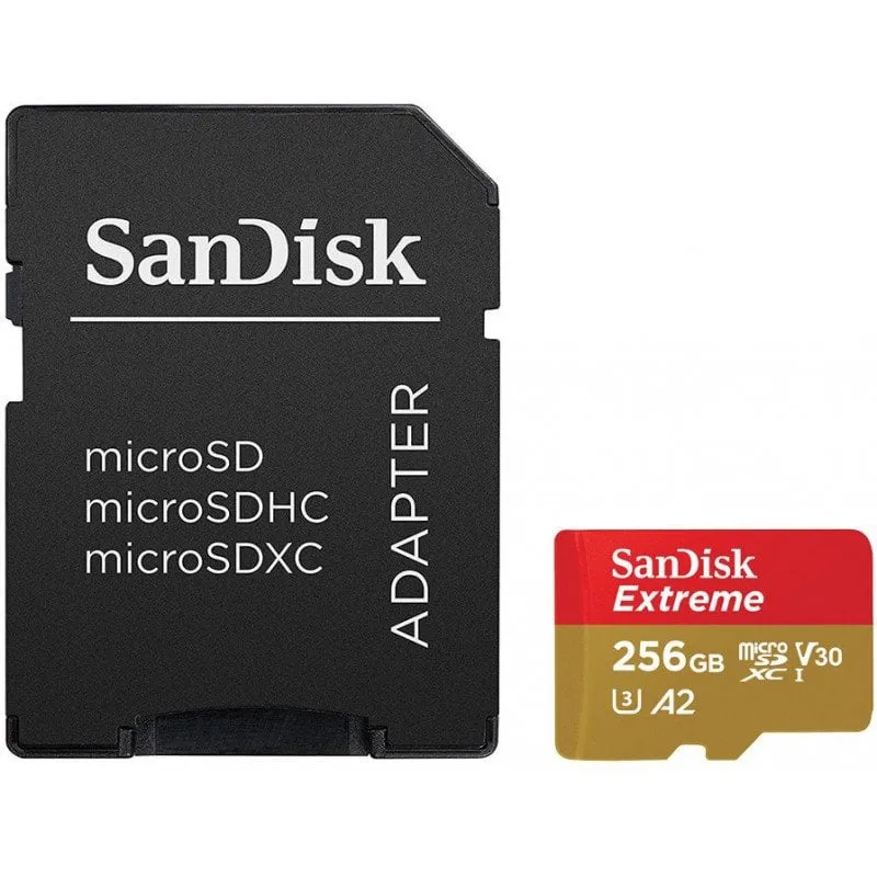 SanDisk Extreme MicroSDXC 512GB UHS-I A2 V30 Classe 10 con adattatore SD