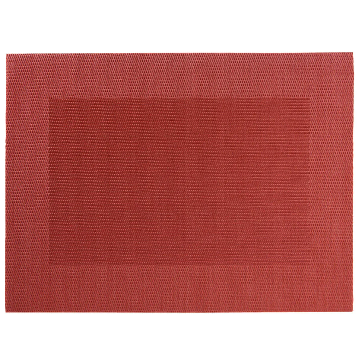 4x PULSIVA Tovaglietta americana Nevada; 35x47 cm (LxL); rosso; rettangolare; 4 pz. / Pacco