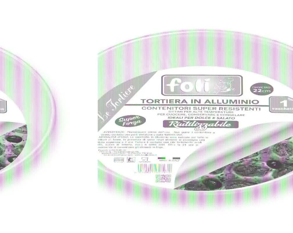 Contenitore in Alluminio per Torta Riusabile - 1 Pezzo