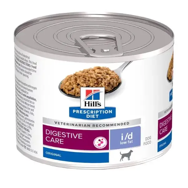 Hill's Prescription Diet i/d low fat Canine 200 gr Ricetta Original - confezione da 6 pezzi - Dieta veterinaria per cani