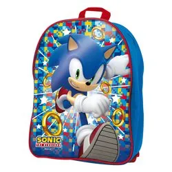 Zainetto gioco e tempo libero 2 in 1 con gicohi carte SONIC (25x11x31cm) 104536