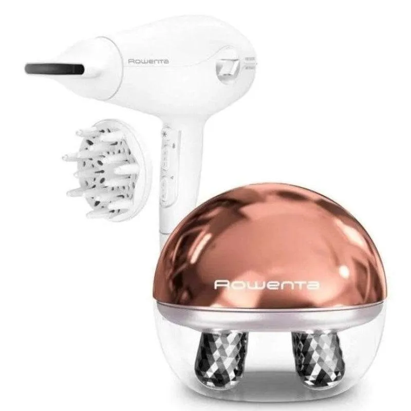 Phon Ionico con Diffusore Rowenta CV6130FO 2400W 3 Temperature 2 Velocità Accessori