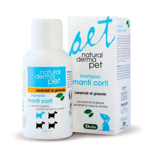 Shampoo Manti Corti Natural Derma Pet 200 ml