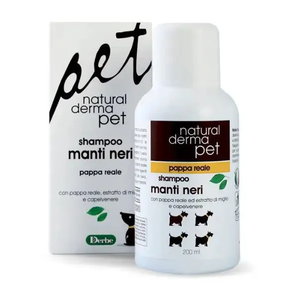 Shampoo Manti Neri Natural Derma Pet 200 ml