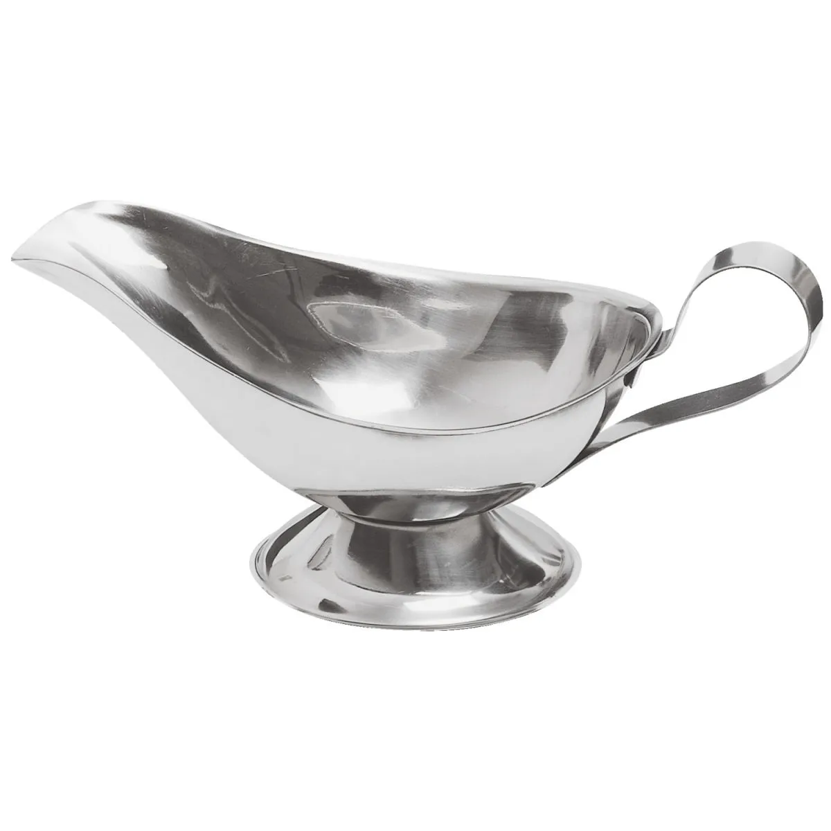 PULSIVA Salsiera Tallone; 170 ml, 16.2x7.5x8 cm (LxLxH); argento