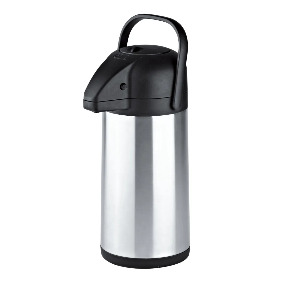 PULSIVA Caraffa termica a pompa Animato; 2500 ml, 15x36 cm (ØxH); nero/argento