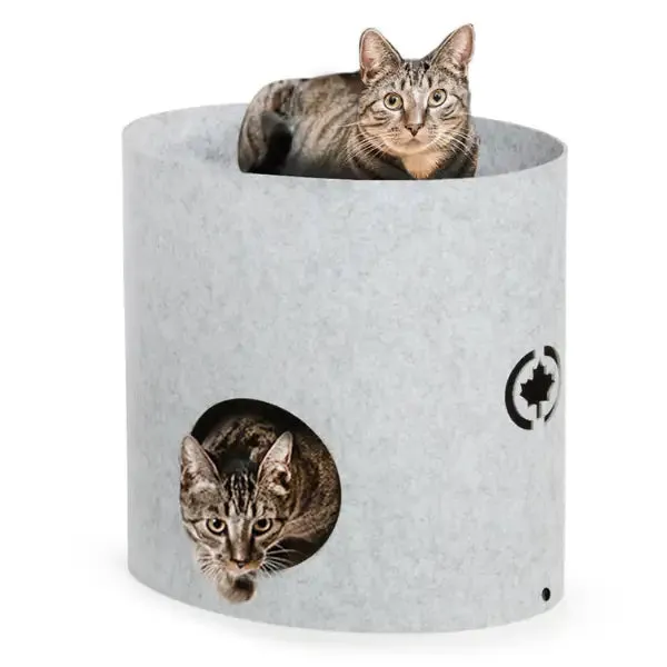 Cuccia a 2 piani con tiragraffi per gatti integrato Torre Owen CanadianCat Misura 50x35x55 cm - Tiragraffi gatto