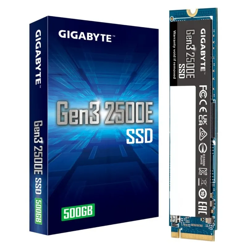 SSD Gigabyte Gen3 2500E da 500 GB PCIe 3.0x4 NVMe 1.3