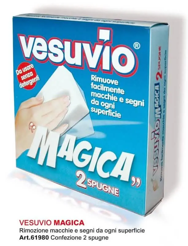 Panni Spugna Magica VESUVIO - Set di 2 Pezzi per Pulizie Facili e Veloci