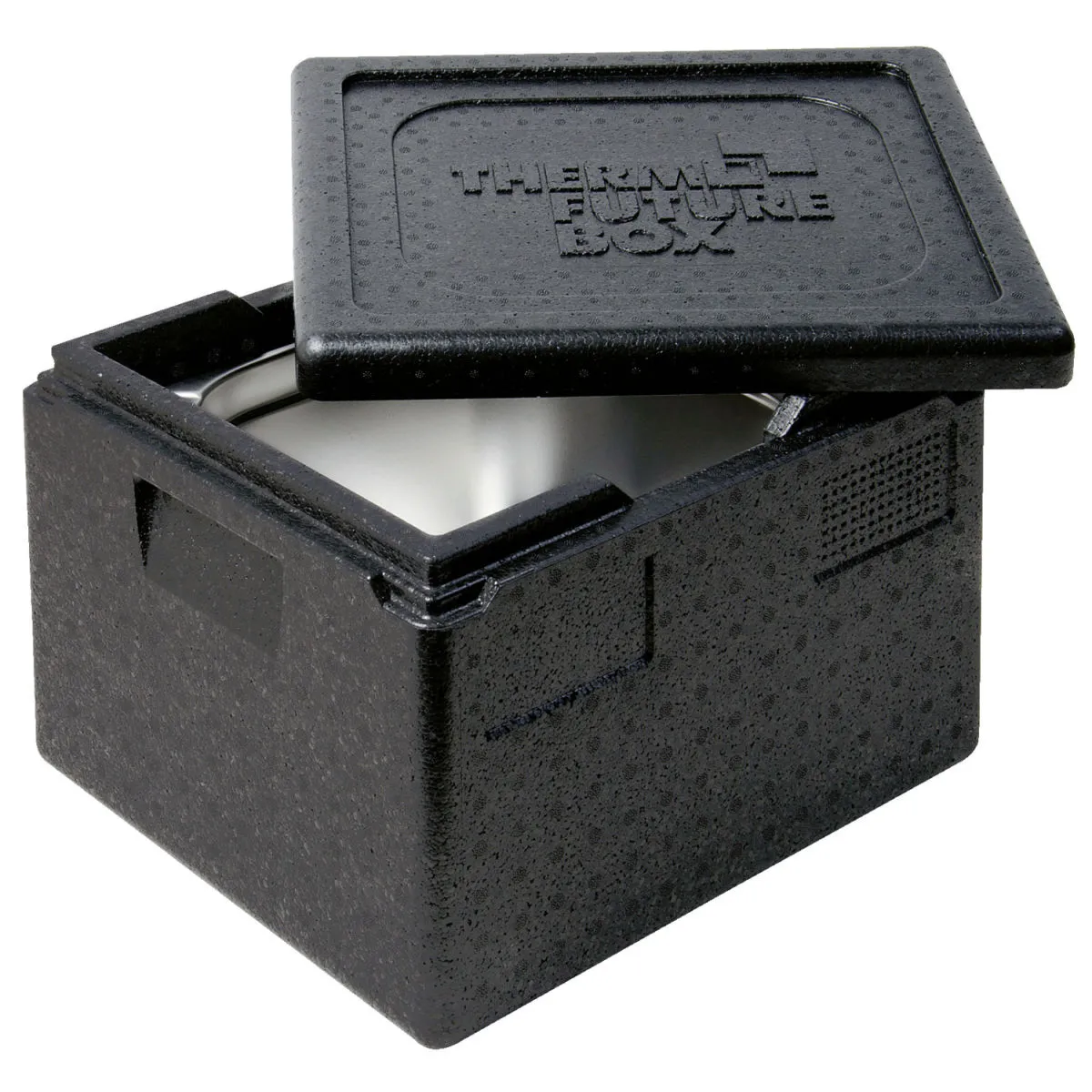 Thermo Future Box Contenitore isotermico polipropilene GN 1/2; 19000 ml, 39x33x28 cm (LxLxH); nero