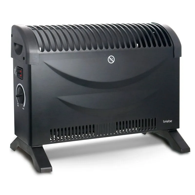 Briebe BRI-128215.1 Termoconvettore elettrico 2000W Nero
