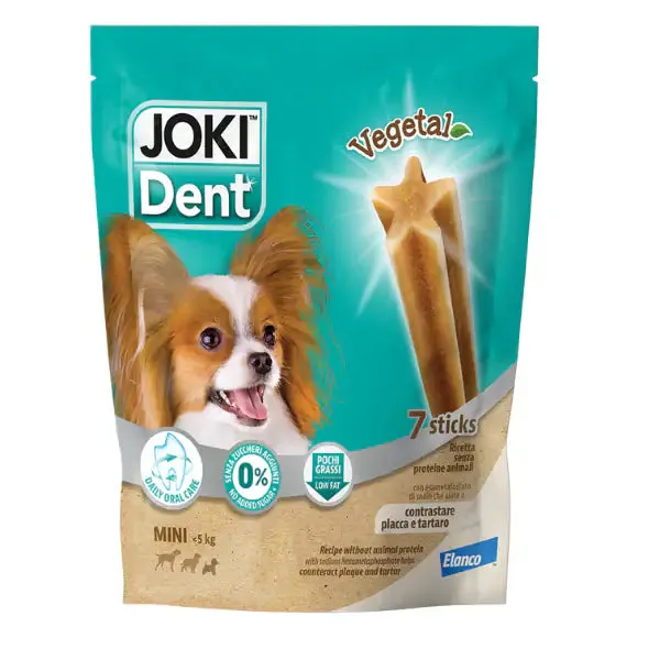 Joki Dent Vegetal snack dentali vegetali per cani Elanco Mini 7 Stick