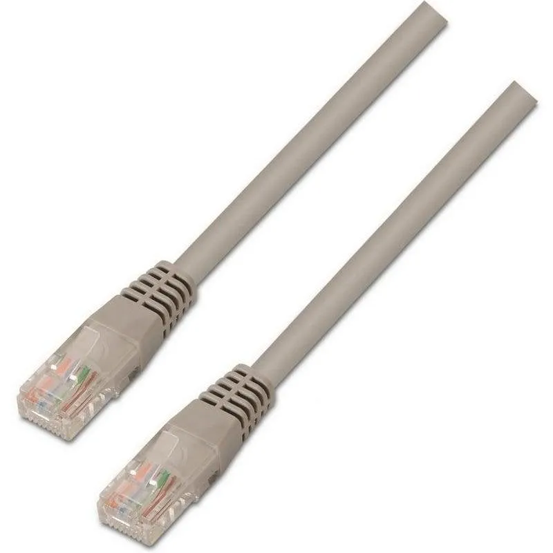 Cavo di Rete RJ45 Cat.5e UTP AWG24 1m Grigio Aisens