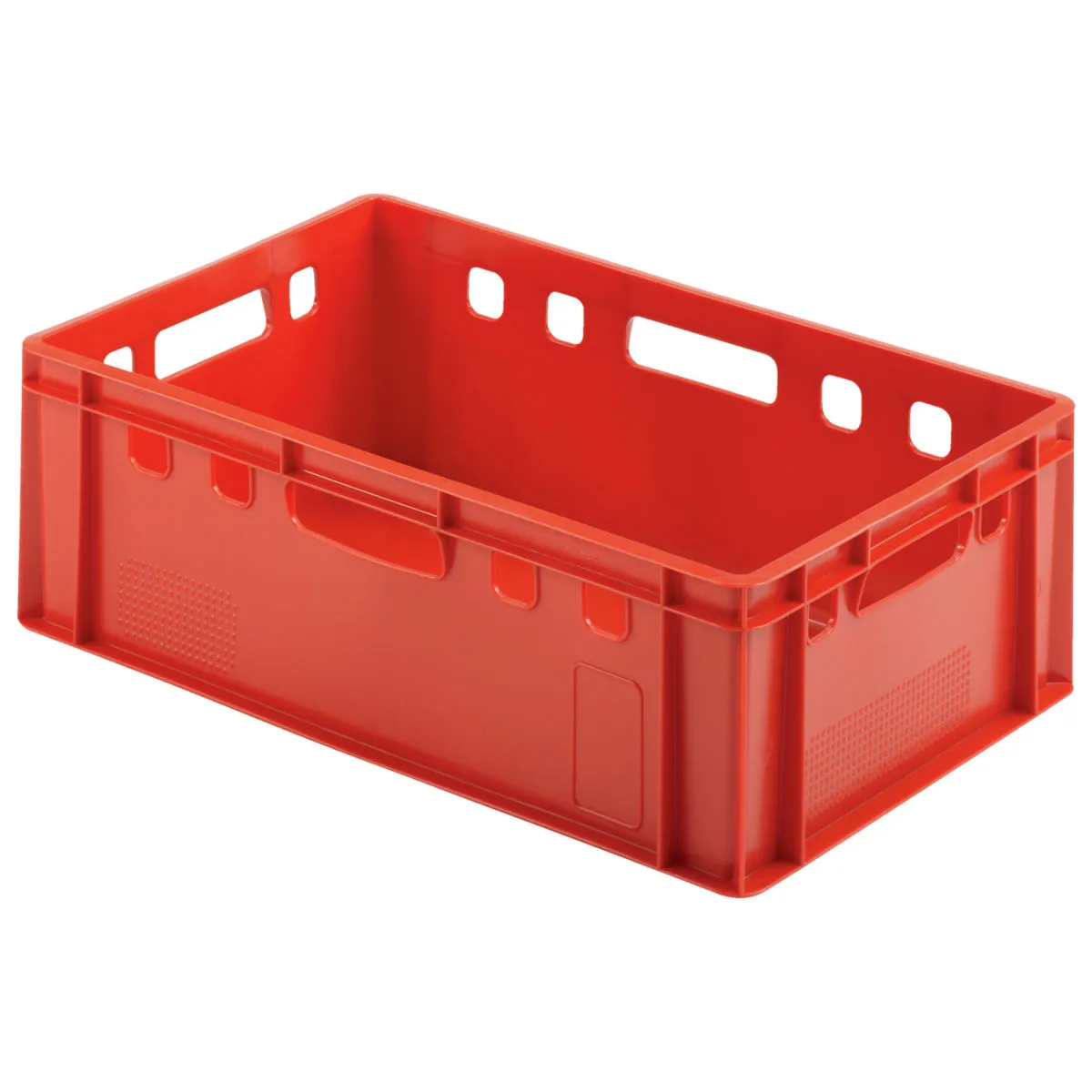 Ringoplast Contenitori impilabili EURO Euro chiusi; 41300 ml, 60x40x20 cm (LxLxH); rosso