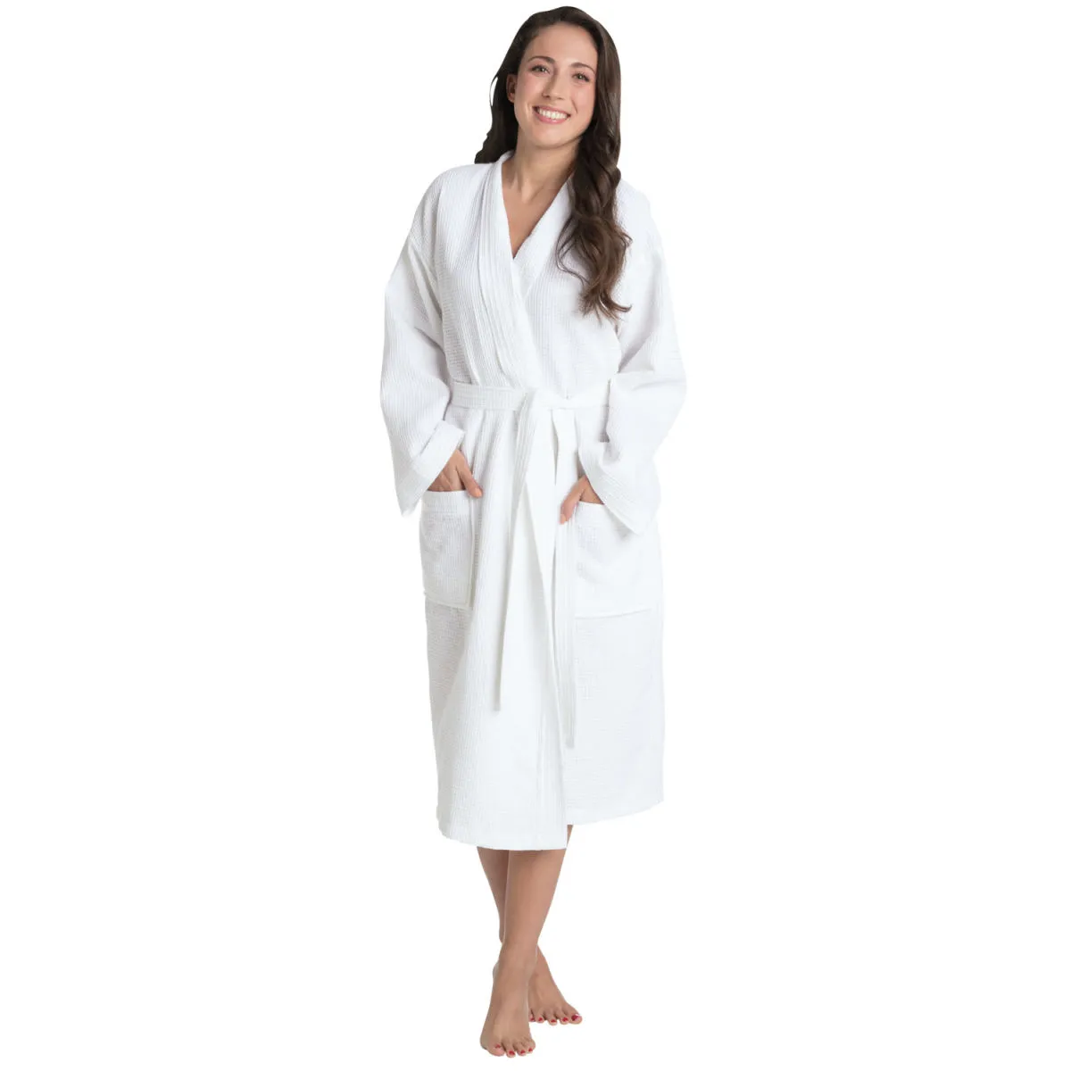 PULSIVA Accappatoio Ares; Taglia XL/2XL; bianco