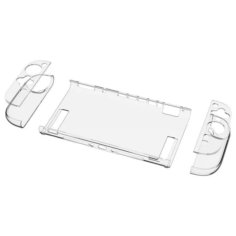 Custodia protettiva modulare rigida e trasparente Blackfire Crystal Case per Nintendo Switch 2