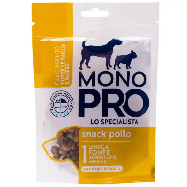 Monopro lo specialista Dog Adult All Breeds Biscotti Grain Free 100 gr Pollo