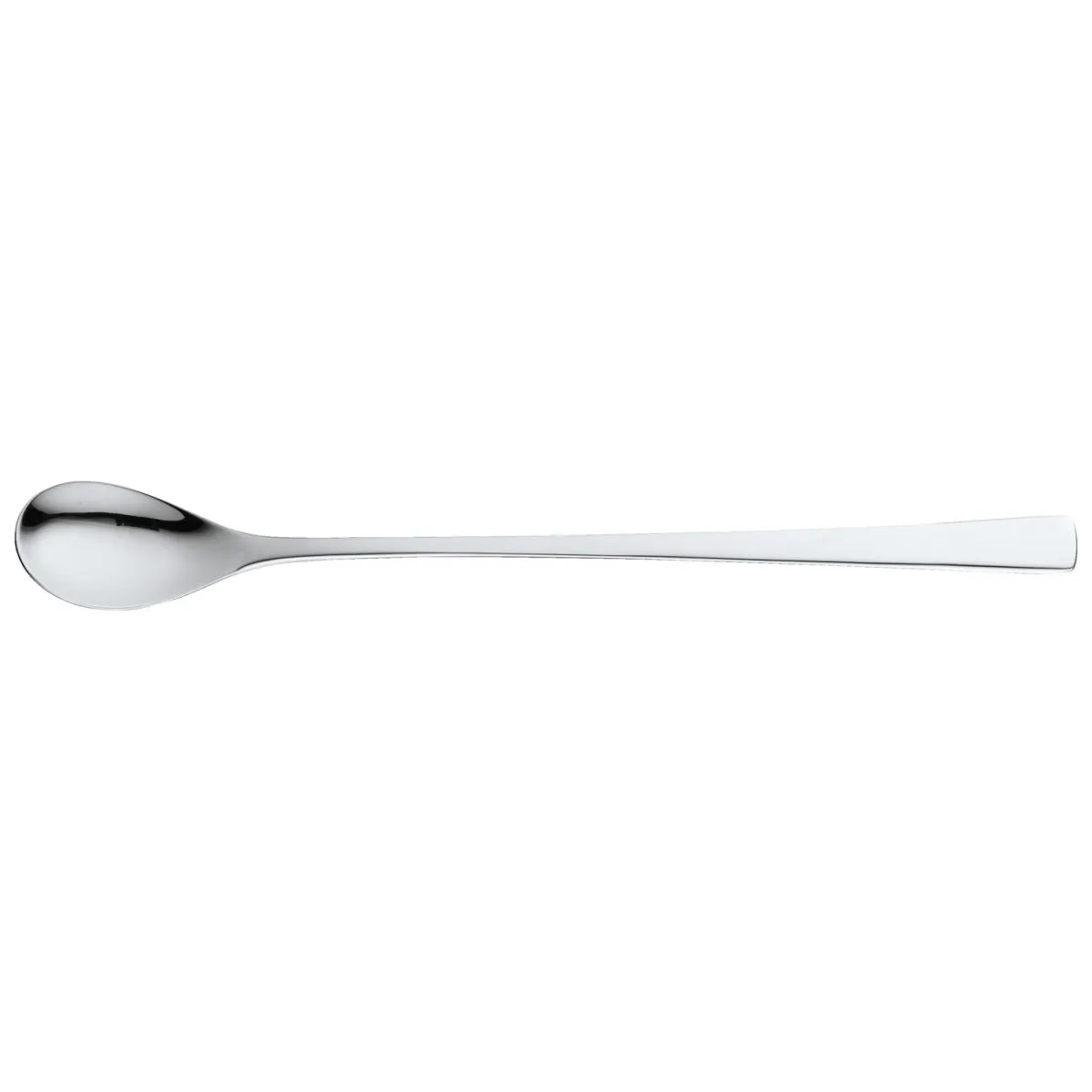 12x PULSIVA Cucchiaio lungo Hamburg; 22 cm (L); argento, manico argento; 12 pz. / Pacco