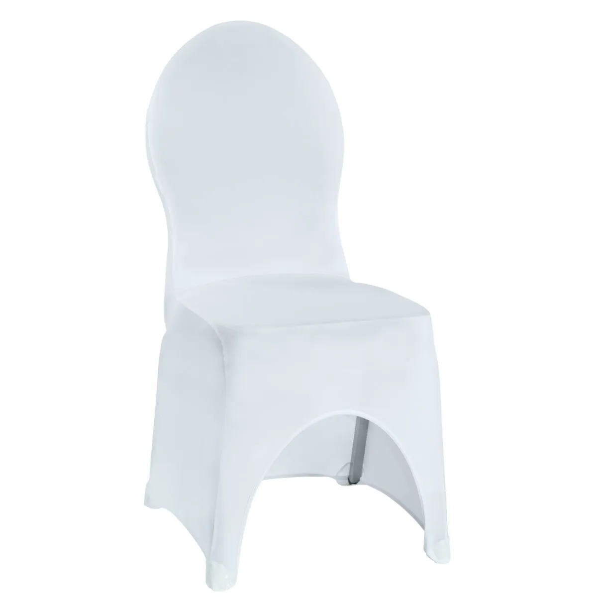 PULSIVA Coprisedia elasticizzato Bankett con spacco; 40x44x95 cm (LxLxH); bianco