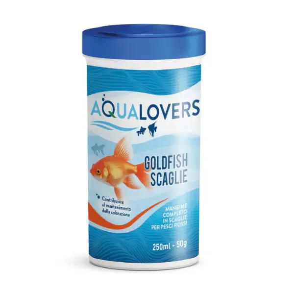 Goldfish Scaglie mangime completo per pesci rossi Aqualovers 50 gr (250 ml)