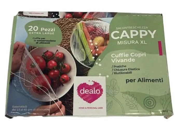 Cuffie Cappy Coprivivande XL - Set da 20 Pezzi