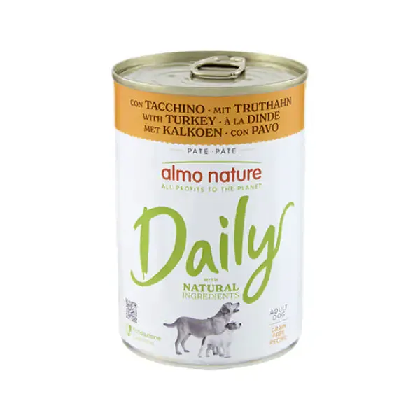 Almo Nature Daily Nutrition Menù 400 gr Tacchino - Cibo umido per cani